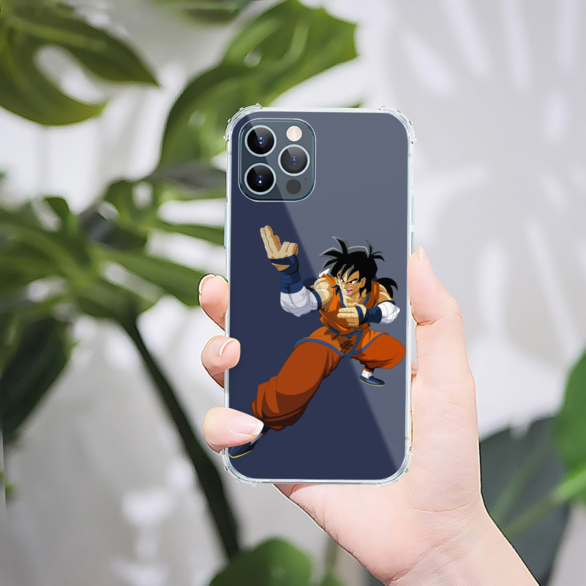 （画像用） ドラゴンボール ヤムチャ DRAGON BALL Yamcha 【iPhone 12シリーズ対応】透明スマホケース（クリアソフトケース）